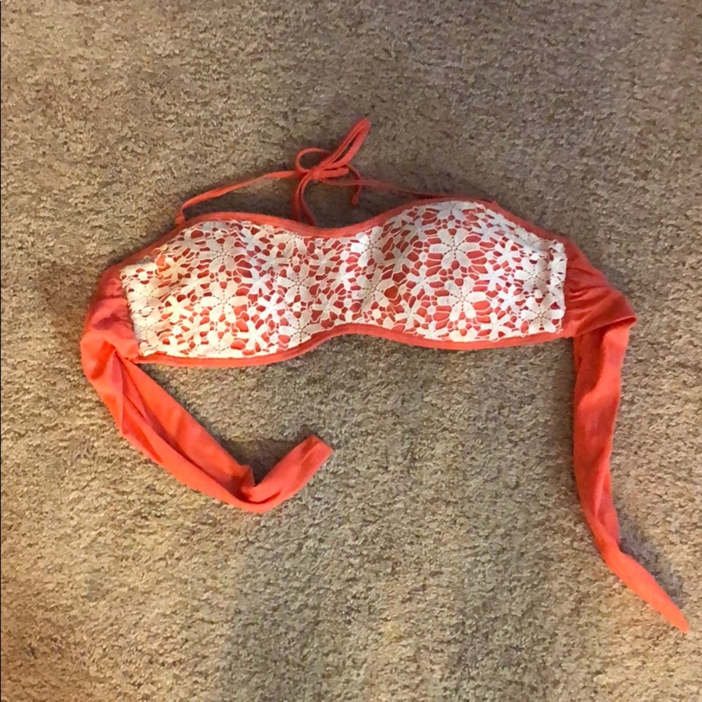 Bandeau swim suit top